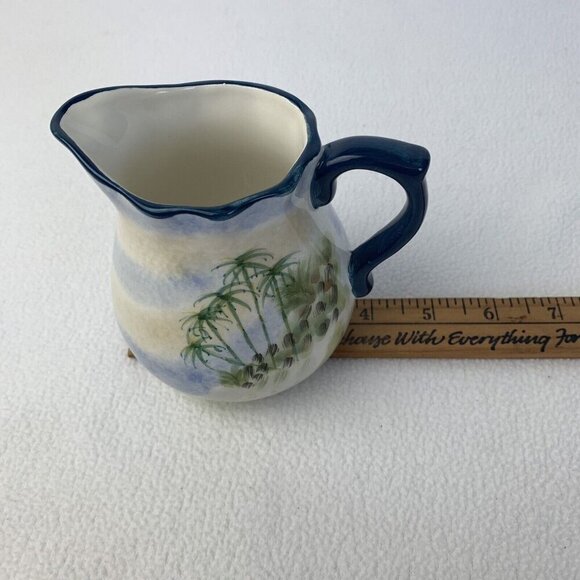 Sakura Creamer Paul Brent Hand Painted Coastal Plantation Home Discontinued - Picture 8 of 8